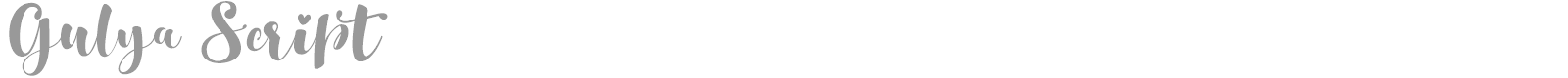 Gulya Script font preview